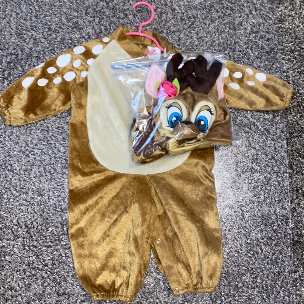 Toddler Girl Reindeer Costume-6-12M
